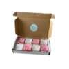 Eternal Candles® - Natural Soy Wax Unscented Square Tealights Candles Pack of 8 | Pink and White
