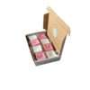 Eternal Candles® - Natural Soy Wax Unscented Square Tealights Candles Pack of 8 | Pink and White - Image 2